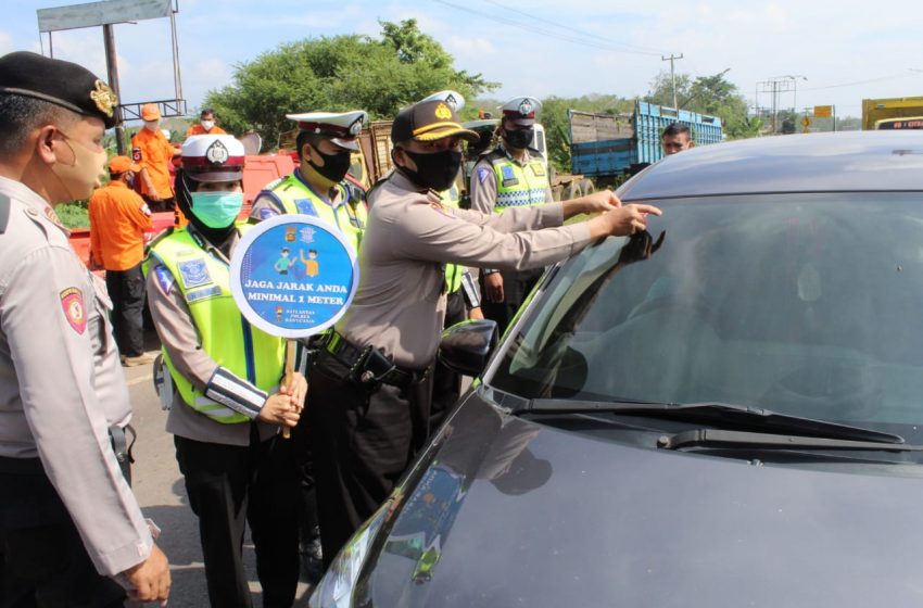  Polres Banyuasin dan Unsur Forkopimda Launching Kampanye Serentak Protokol Kesehatan Covid – 19