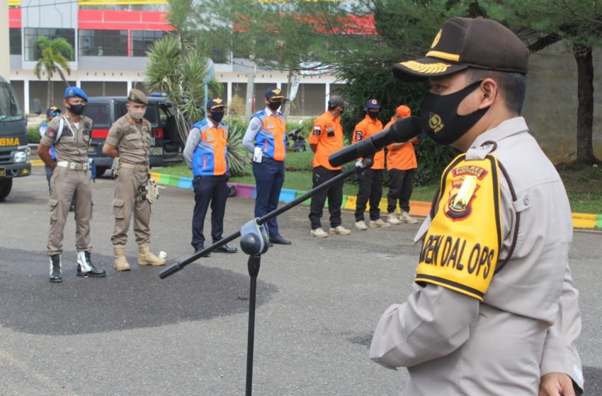 Polres Banyuasin Kampanyekan Serentak Protokol Kesehatan