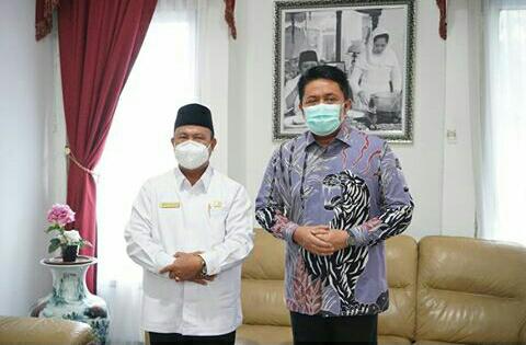  Kakanwil Kementerian Agama Sumsel Silaturahmi dengan Gubernur