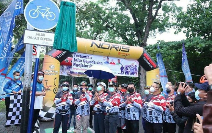  Pemerintah Kota Palembang Siapkan Jalur Khusus Sepeda
