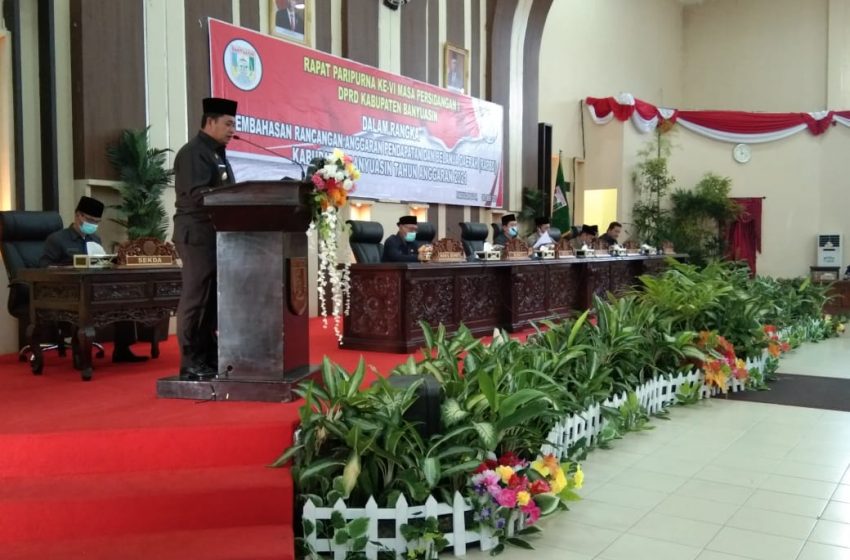  DPRD Banyuasin Gelar Rapat Terbuka RAPBD 2021