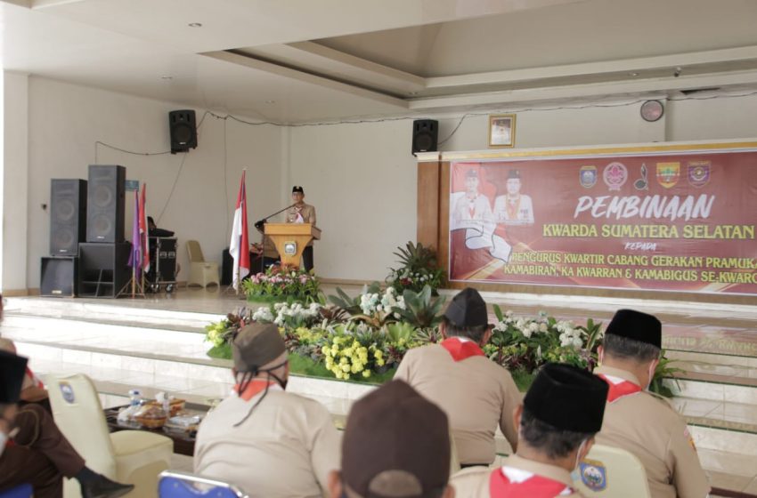 PJS Bupati OKU Hadiri Pembinaan Kwarda Prov Sumsel