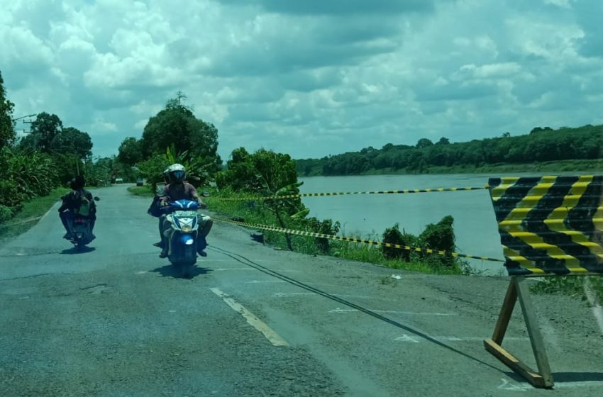  Tambang Pasir Berpotensi Sebabkan Longsor, Jalinsum Tergerus Longsor