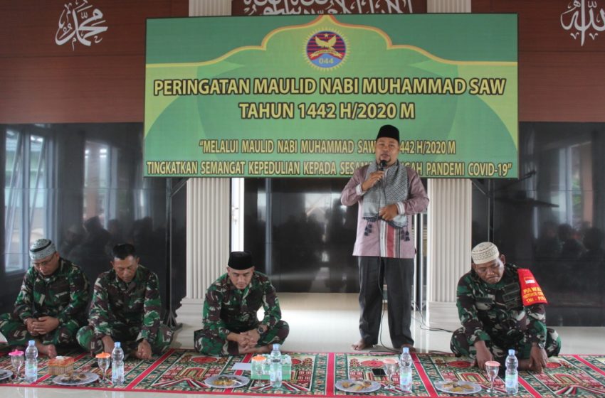  Kodim Banyuasin Peringati Maulid Nabi Muhammad SAW