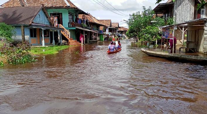  Sungai Meluap Dua Desa di Muratara Terendam Banjir