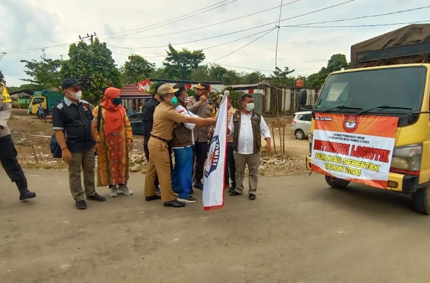  Logistik Pilkada Muratara ke Tujuh Kecamatan di Distribusikan