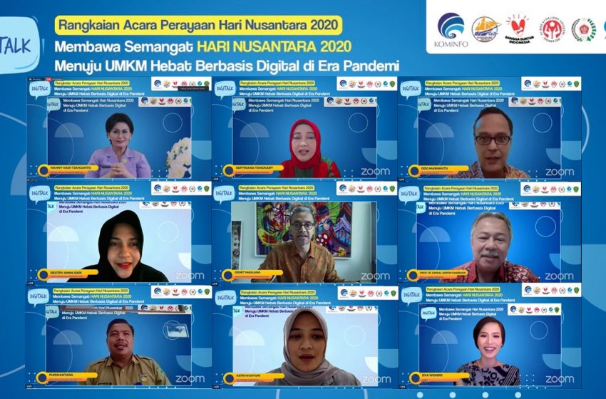  Membawa Semangat Hari Nusantara 2020 Menuju UMKM Hebat Berbasis Digital di Era Pandemi