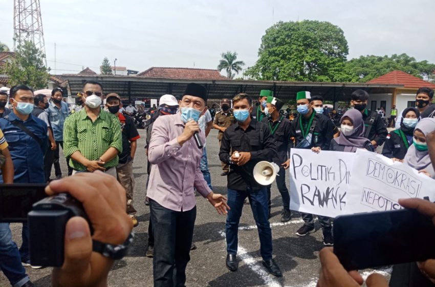  Warga OKU Tolak PJ Bupati OKU Hasil Nepotisme