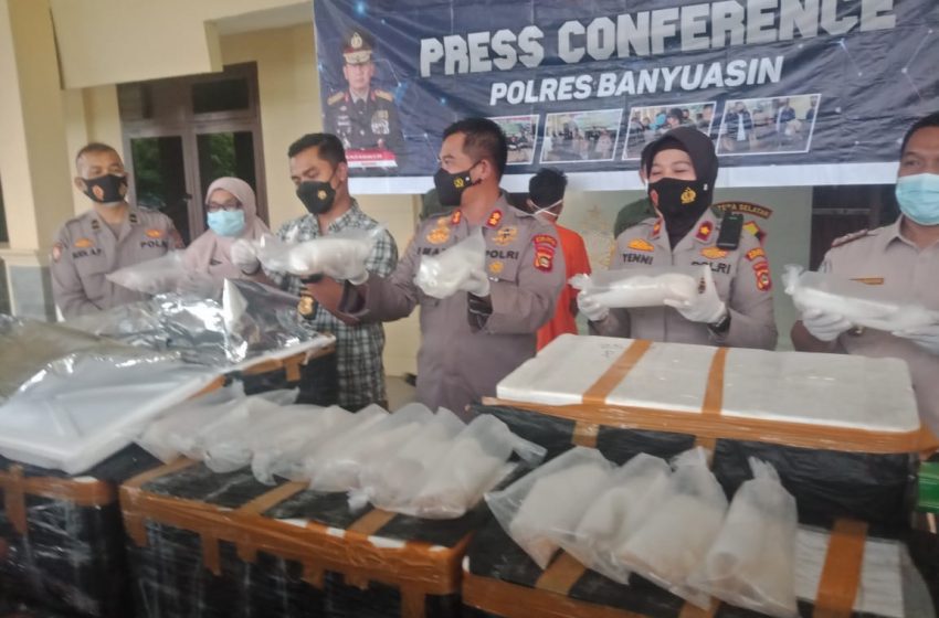  Tim Reskrim Polres Banyuasin, Berhasil Gagalkan Pengiriman 86.900 Ribu Baby Lobster