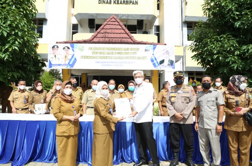 Dinas Kearsipan Musnahkan 1384 Berkas Arsip In Aktif