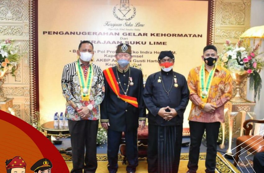  Kapolda Sumsel dan Kapolres Lahat Dianugrahi Gelar Penghormatan Kerajaan
