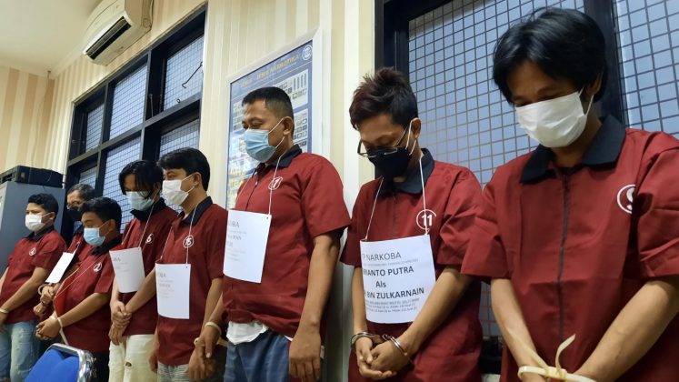 Polda Sumsel Musnahkan 3,5 Kg Sabu, Diantaranya Pesanan ke Lapas Lampung