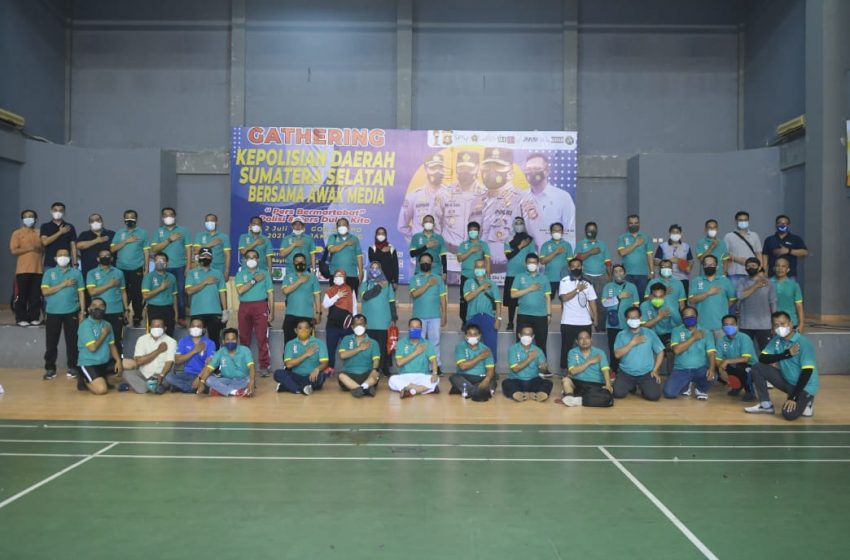  Pengurus SMSI Sumsel Hadiri Gathering Media Bersama Kapolda Sumsel dalam Rangka HUT Bhayangkara ke 75