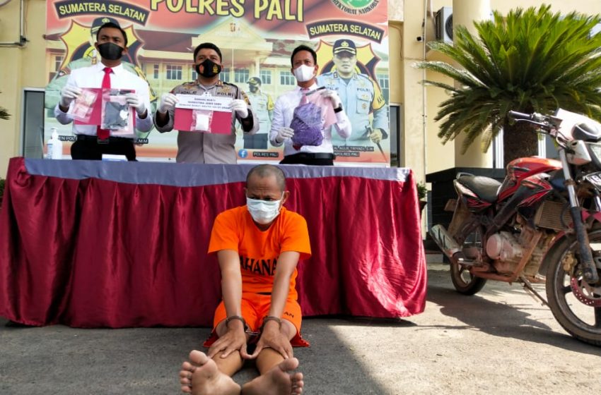 Polres PALI Ringkus Kurir Narkoba Antar Kabupaten