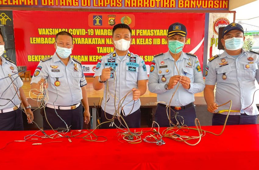  Lapas Narkotika Kelas IIB Banyuasin Tertibkan Jaringan Listrik