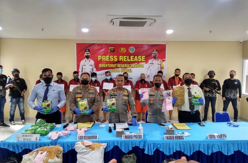  Dua Tersangka Kurir Narkoba Akui 10 Kg Sabu di Kendalikan Napi Lapas Merah Mata