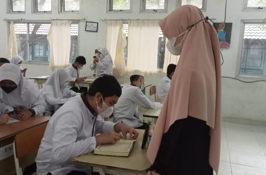 Belajariah Bersama 389 Siswa SMP Pusri Gelar Tes Kemampuan Membaca Al-Qur’an