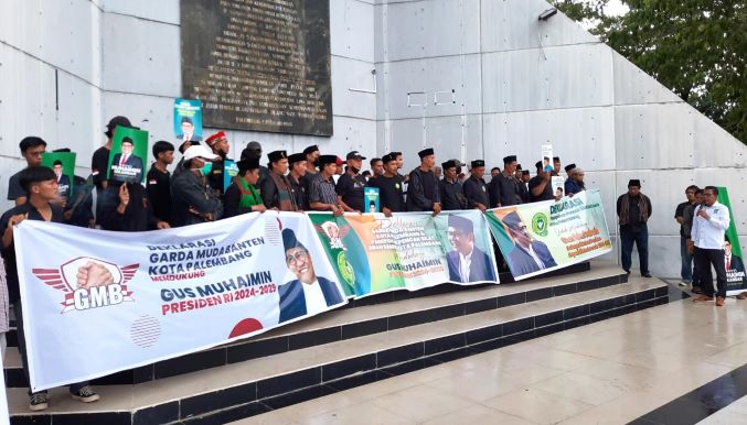  DPC PKB Palembang, Garda Muda Banten dan Padepokan Pencak Silat Aba Samir Deklarasikan Gus Muhaimin Presiden 2024