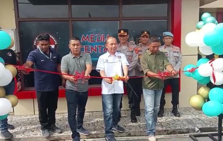  Polres Banyuasin Launching Media Center