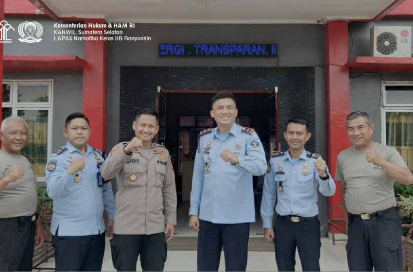  Kapolsek Talang Kelapa Kunjungi Lapas Narkotika Banyuasin