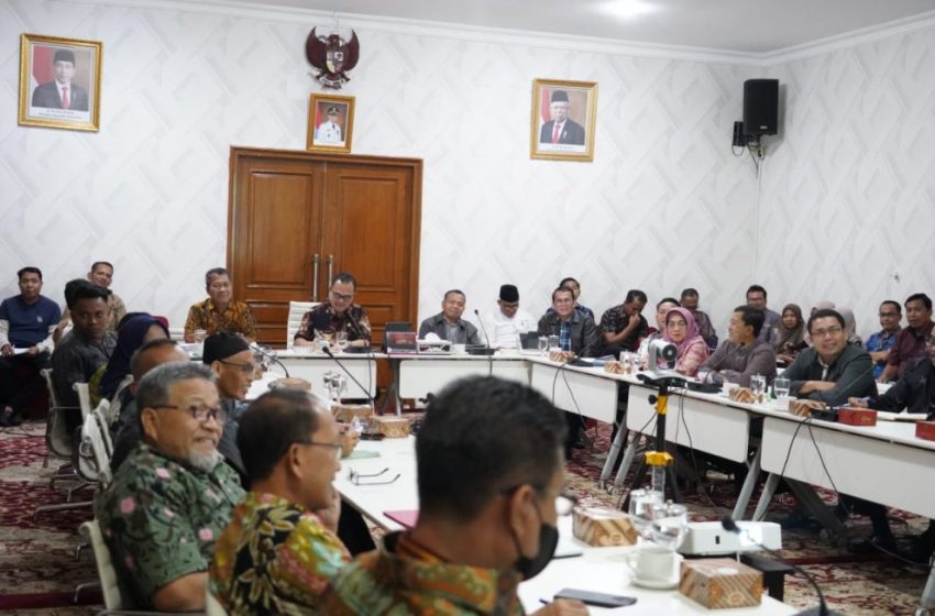  Pj Bupati Banyuasin Rapat Asistensi Inspektorat Jenderal Kemendagri Bersama KPD