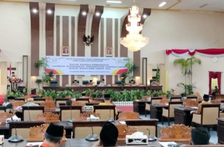  DPRD Banyuasin Bersama Pj Bupati Sepakati LKPJ Bupati 2023