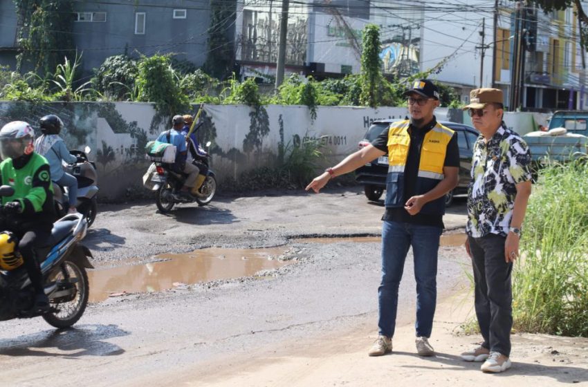 Hani S. Rustam Tinjau Kembali Jalan Tegal Binangun dan Opi Raya