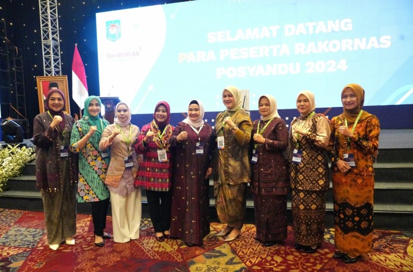  Pj Ketua TP-PKK Prov Sumsel Hadiri Rakornas Posyandu 2024