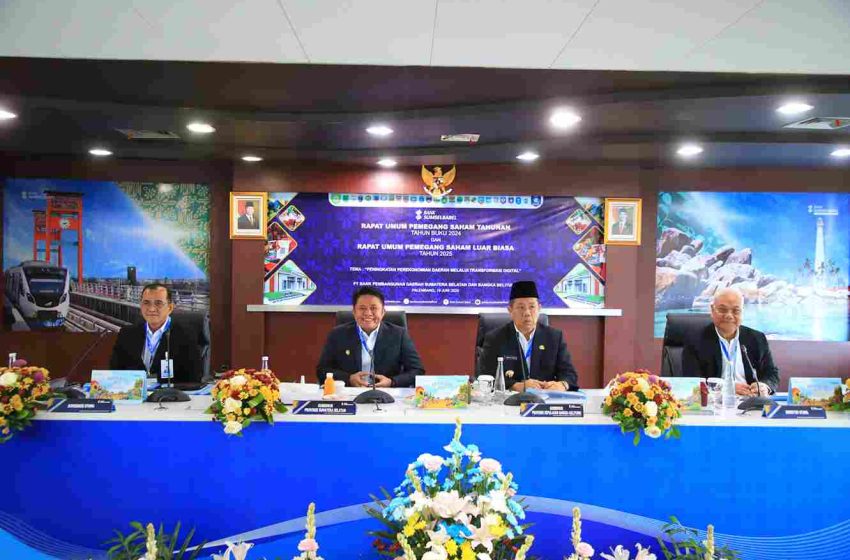  Gubernur Sumsel Hadiri RUPS Bank Sumsel Babel