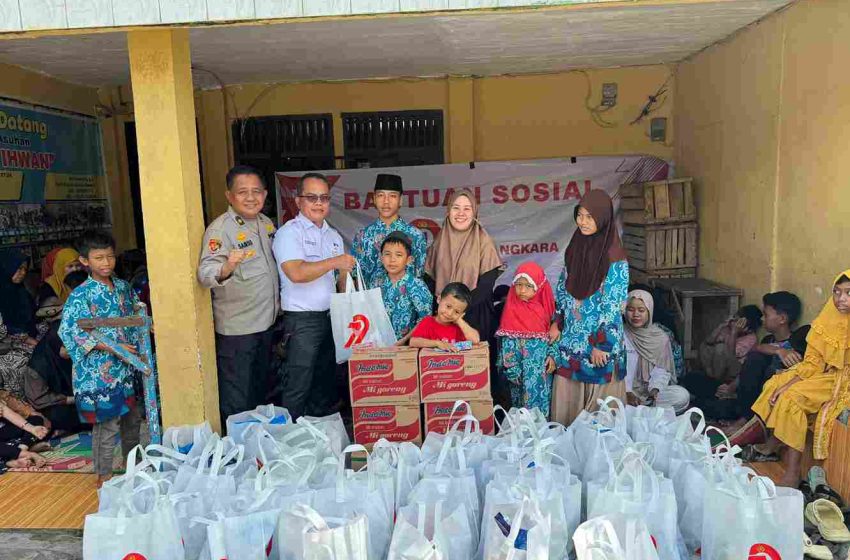  HUT Bhayangkara ke 79, Polda Sumsel Salurkan Bantuan Sosial ke Panti Asuhan